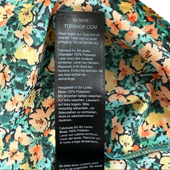 NEW Topshop Ditsy Floral Scoop Neck Cami Tank Top - Picture 12 of 12